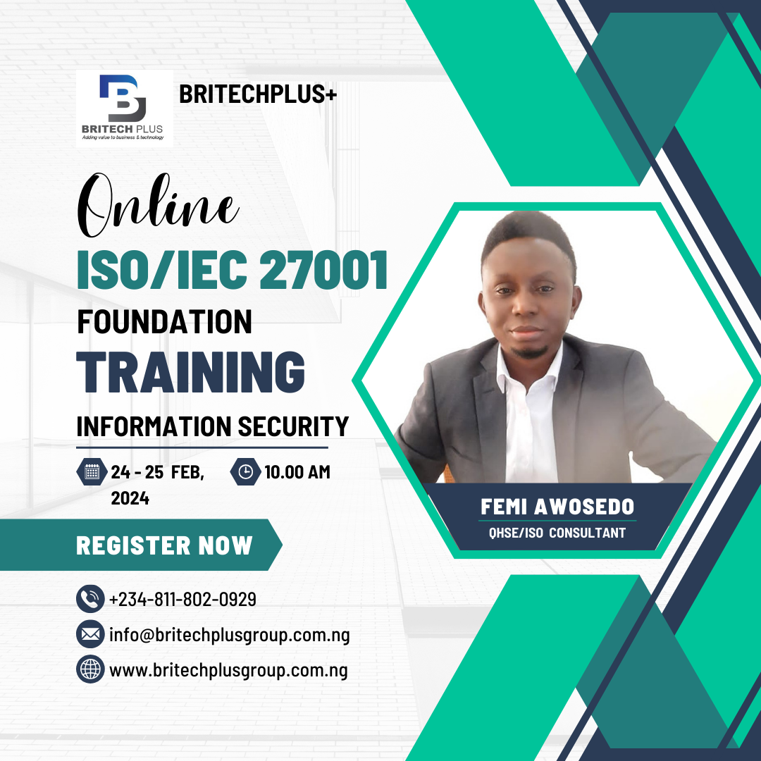 ISO/IEC 27001 Foundation Training