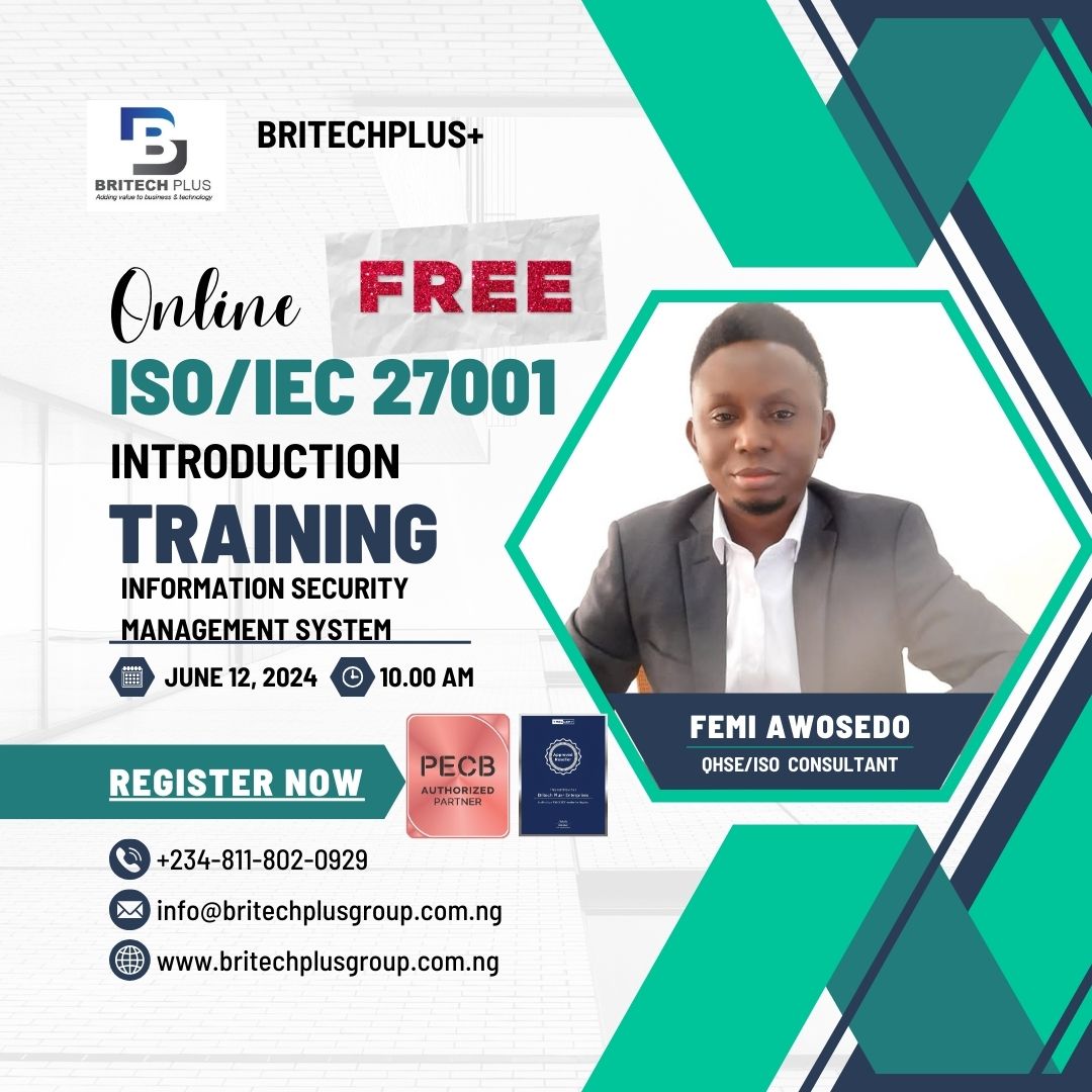 INTRODUCTION TO ISO/IEC 27001 INFORMATION SECURITY MANAGEMENT SYSTEM